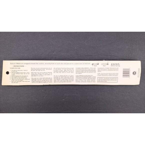 Vintage Curlers Yarn Doll Hair Ribbons Crafts 7407 Metal Rods 3 Sizes New Boye - Picture 4 of 6